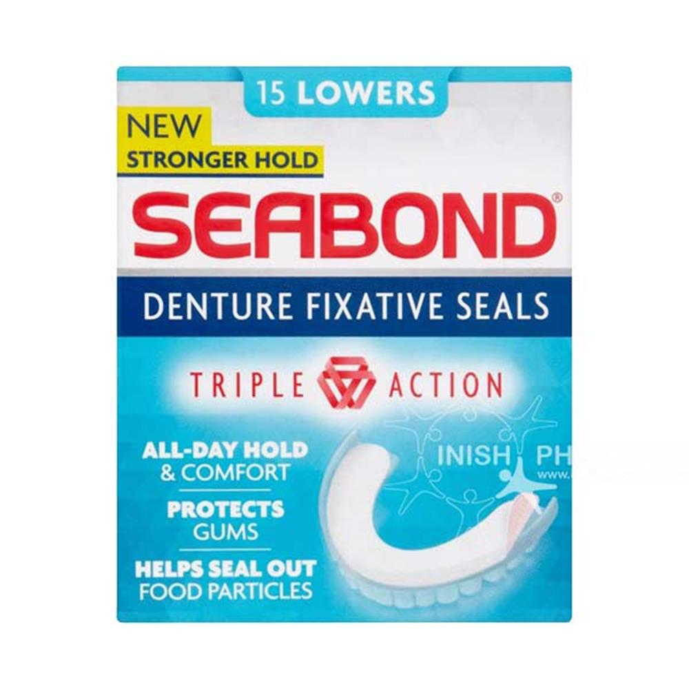 Seabond Denture Fixative Seals 15 Lowers