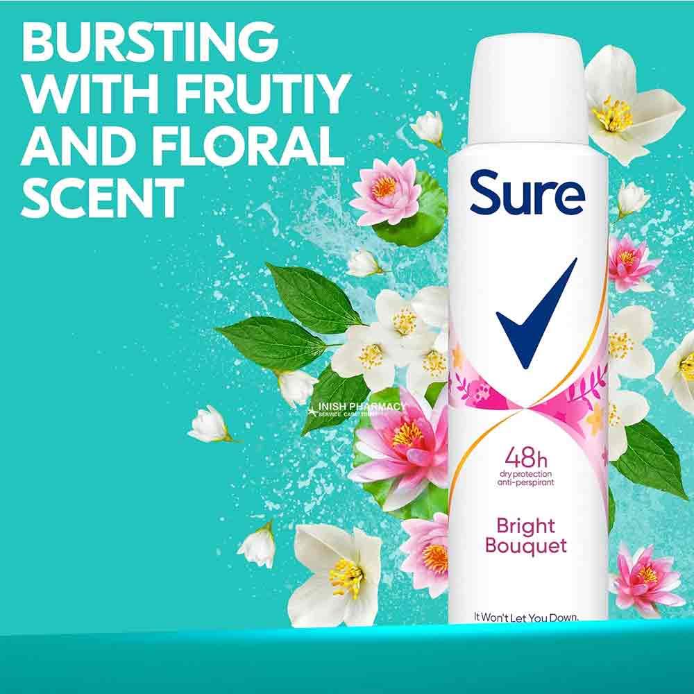 Sure Bright Bouquet 48hr Anti-Perspirant Spray 150ml