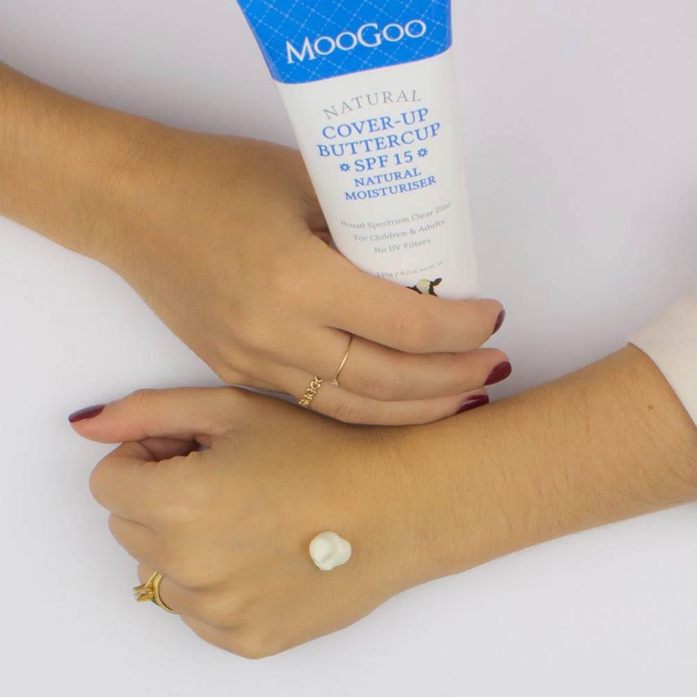 Moogoo Cover Up Buttercup SPF15 Natural Moisturiser 120g