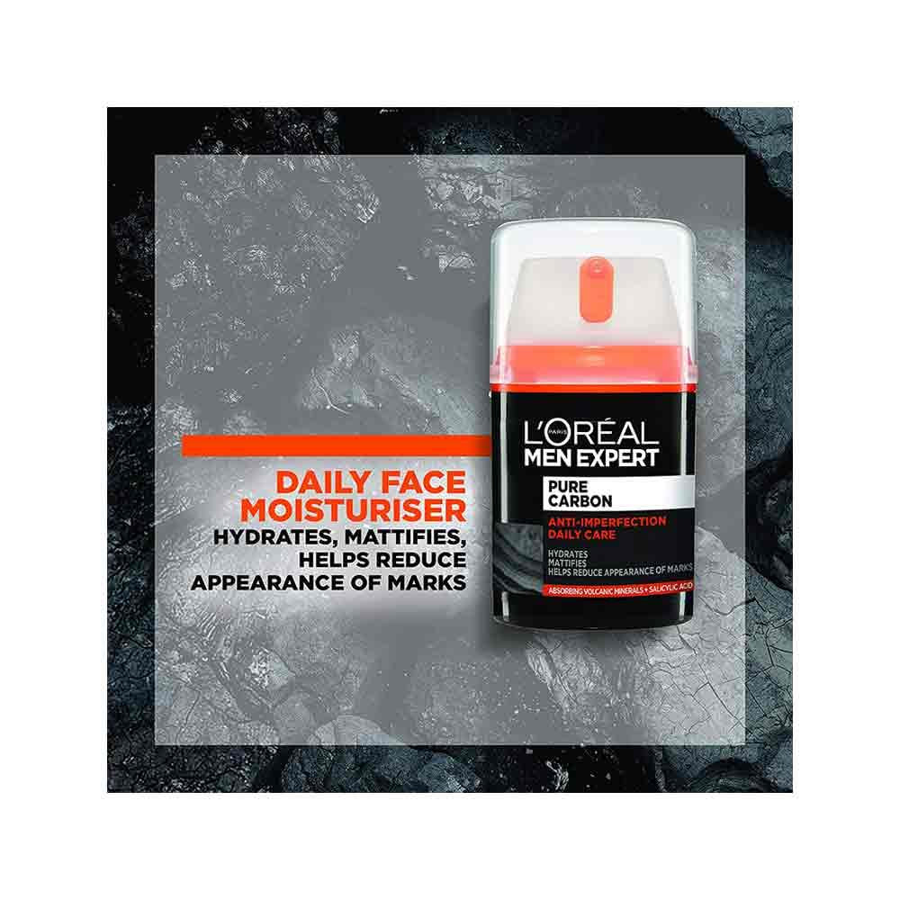 L'Oreal Men Expert Pure Carbon Anti-Imperfection Daily Care Moisturiser 50ml