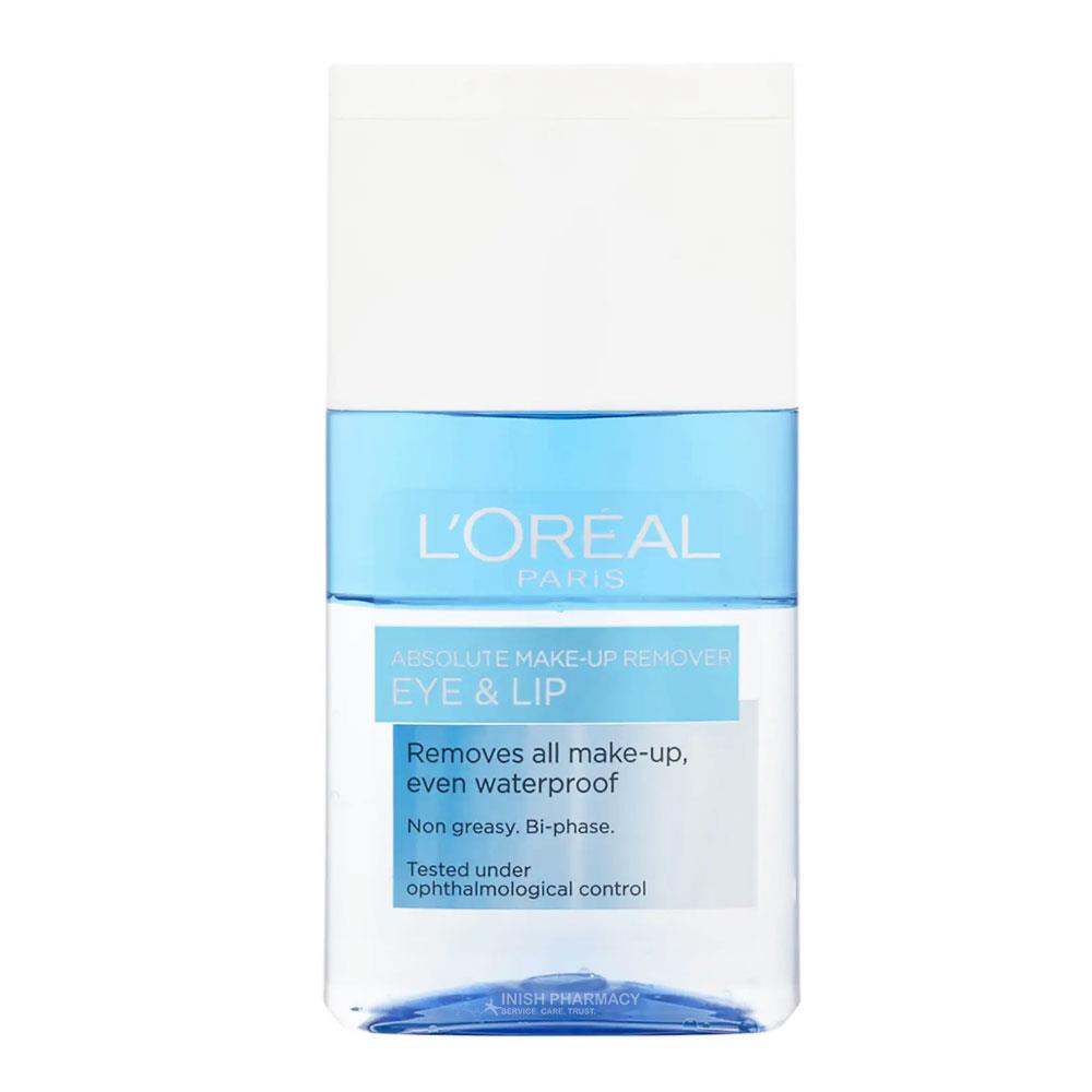 L'Oreal Paris Absolute Make-Up Remover Eye & Lip 125ml