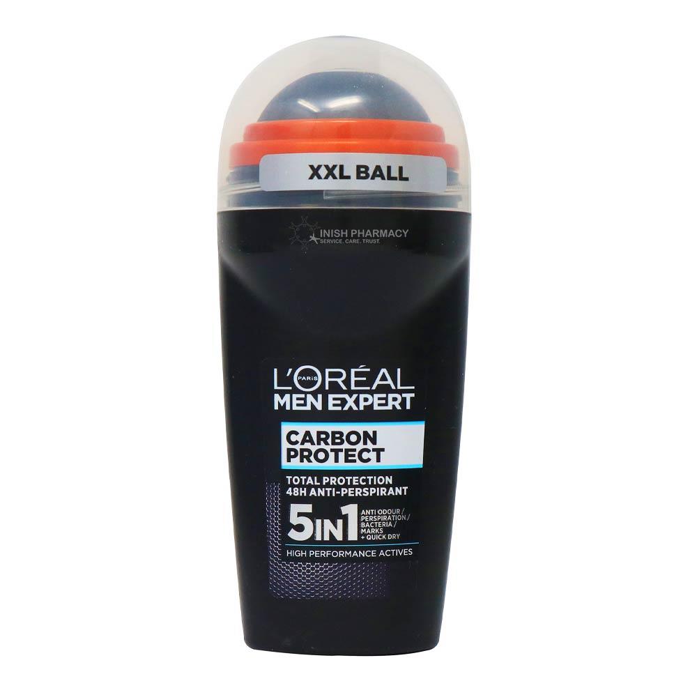 L'Oreal Men Expert Carbon Protect 5 In 1 Anti-Perspirant Deodorant 50ml Roll-On