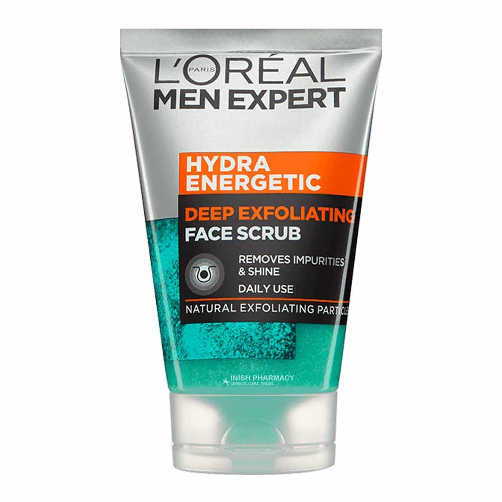 L'Oreal Men Expert Hydra Energetic Deep Exfoliating Face Scrub 100ml