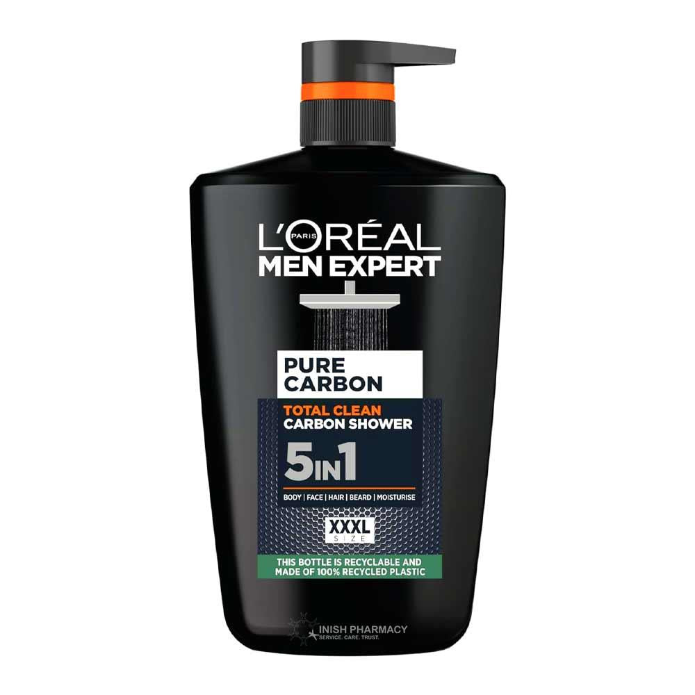 L'Oreal Men Expert Pure Carbon Total Clean 5 in 1 Shower Gel 1000ml