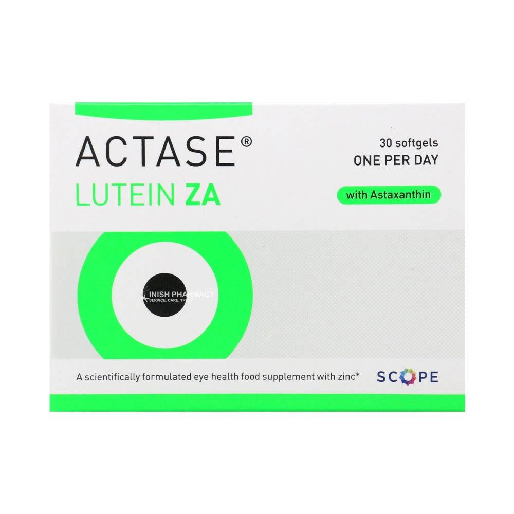 Actase Lutein ZA For Healthy Vision 30 Pack