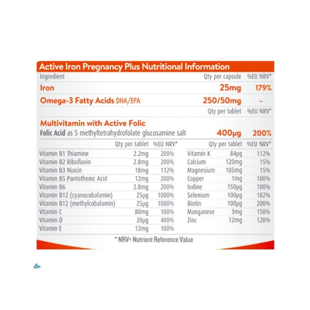 Active Iron for Pregnancy Plus 90 Pack