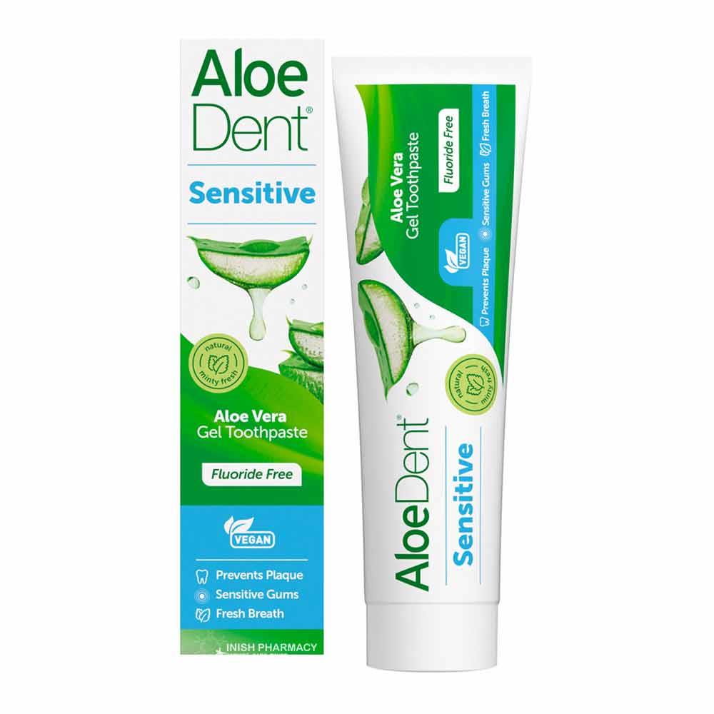 Optima Aloe Dent Sensitive Fluoride Free Toothpaste 100ml