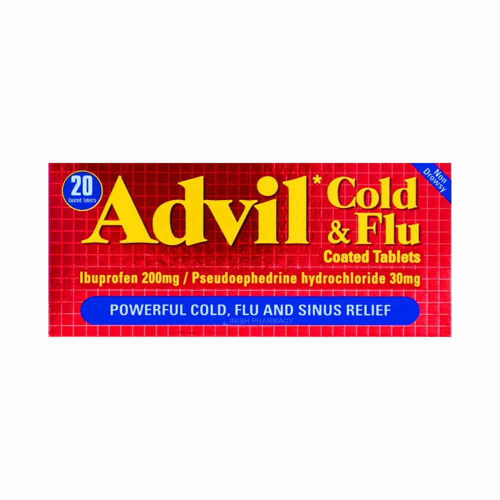 Advil Cold & Flu Tablets 20 Pack