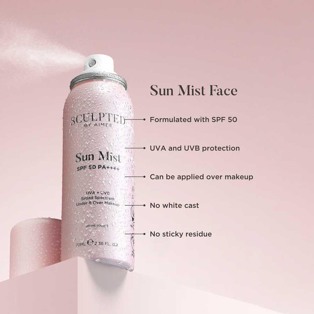 Sculpted by Aimee Sun Mist SPF50 70ml
