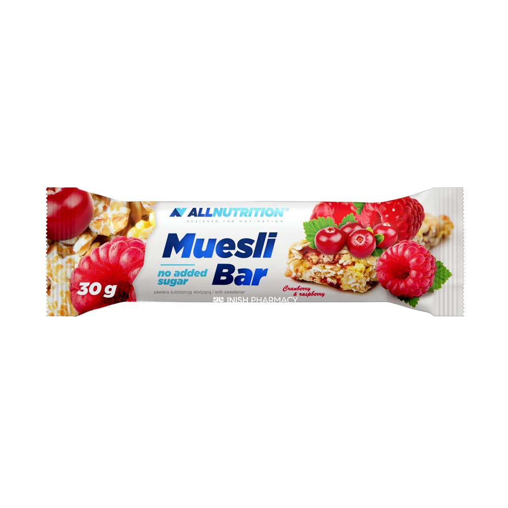 ALLNUTRITION Muesli Bar Cranberry & Raspberry 30g