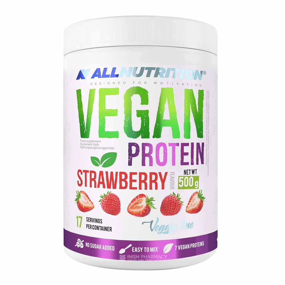 ALLNUTRITION Vegan Protein Strawberry 500g
