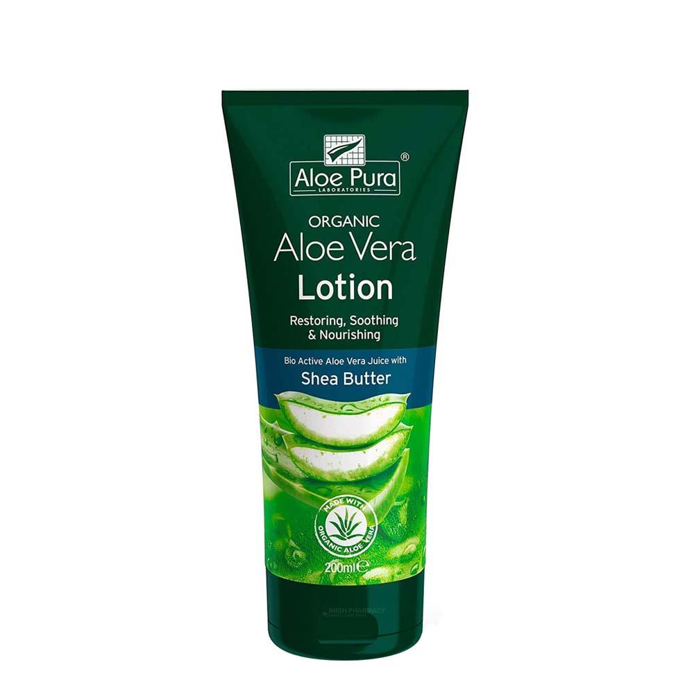 Aloe Pura Organic Aloe Vera Lotion with Shea Butter 200ml – for everyday health and wellbeing