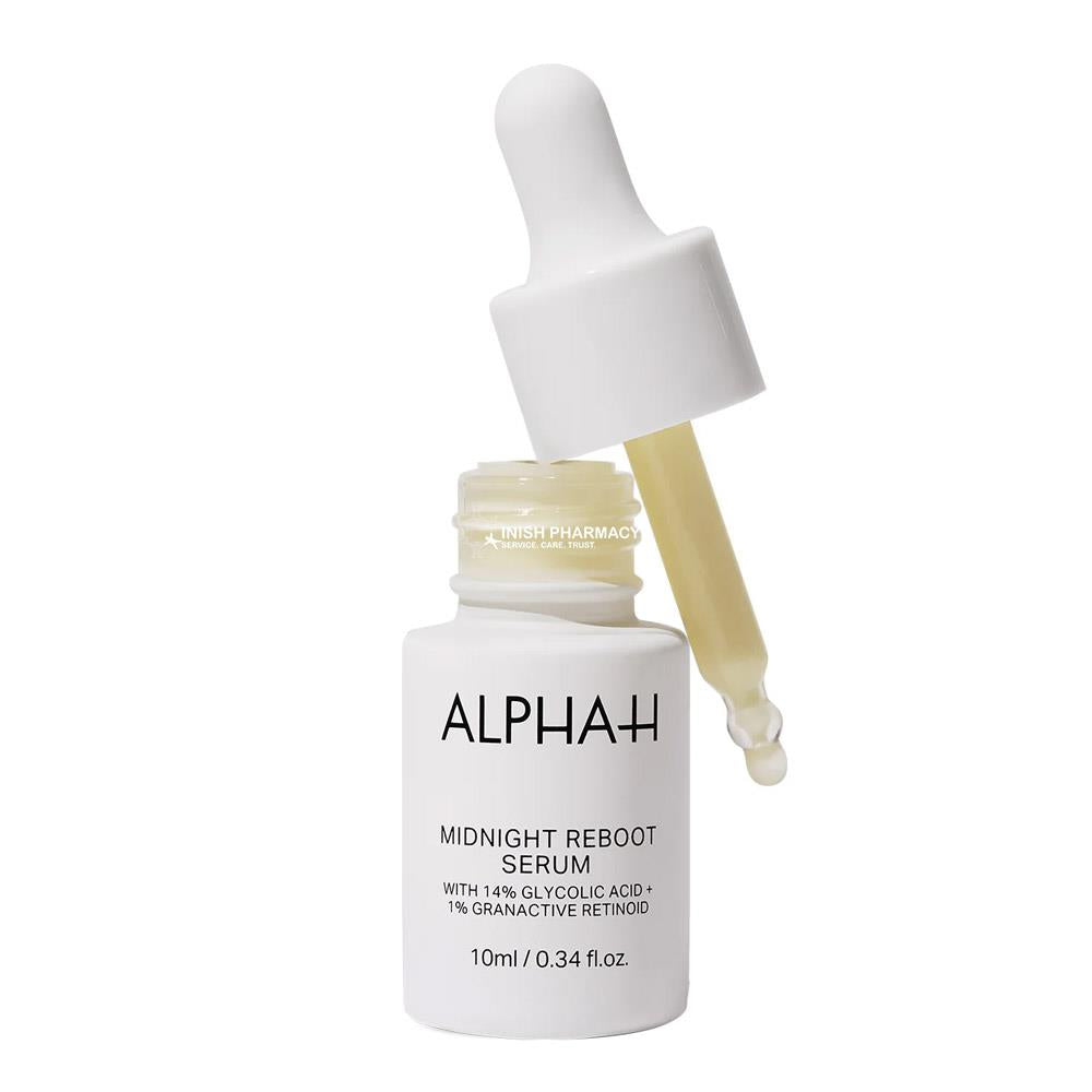 Alpha-H Midnight Reboot Serum With 14% Glycolic Acid + Granactive Retinoid 10ml