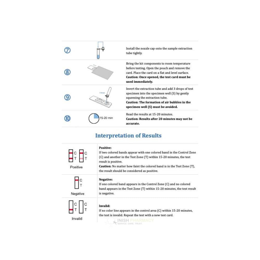 Boson Rapid SARS CoV2 Antigen Tests For Covid-19 Single Pack