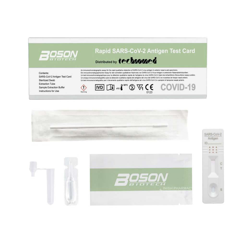 Boson Rapid SARS CoV2 Antigen Tests For Covid-19 Single Pack