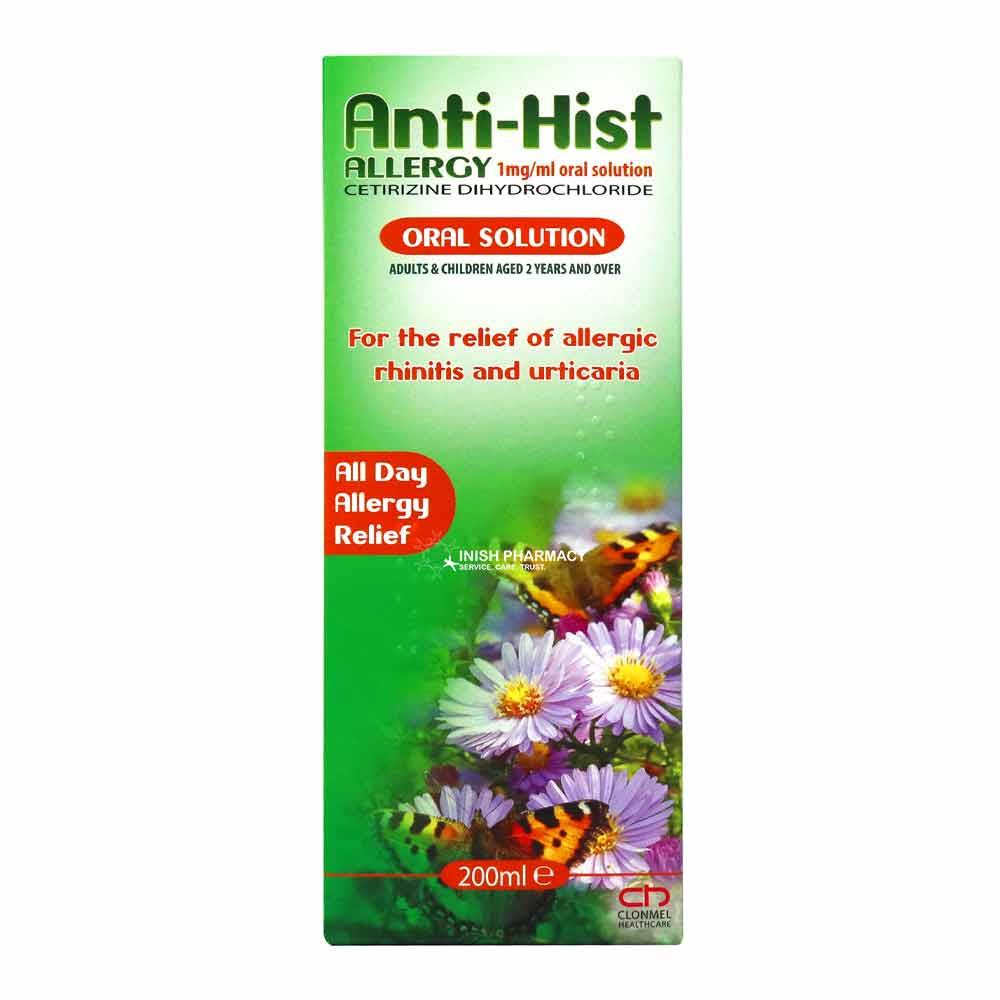 Anti-Hist Allergy Cetirizine Oral Solution 200ml