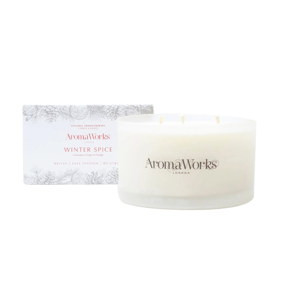 Aroma Works - Winter Spice 3 Wick Candle