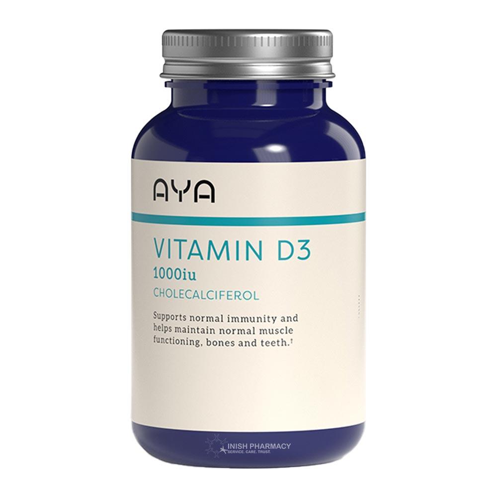 AYA Vitamin D3 1000iu Tablets 90 Pack