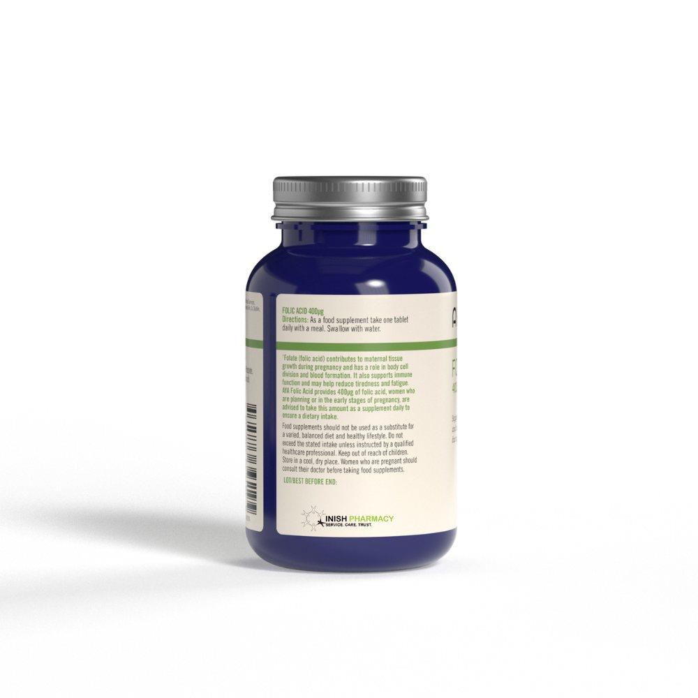 AYA Folic Acid 400ug Tablets 90 Pack