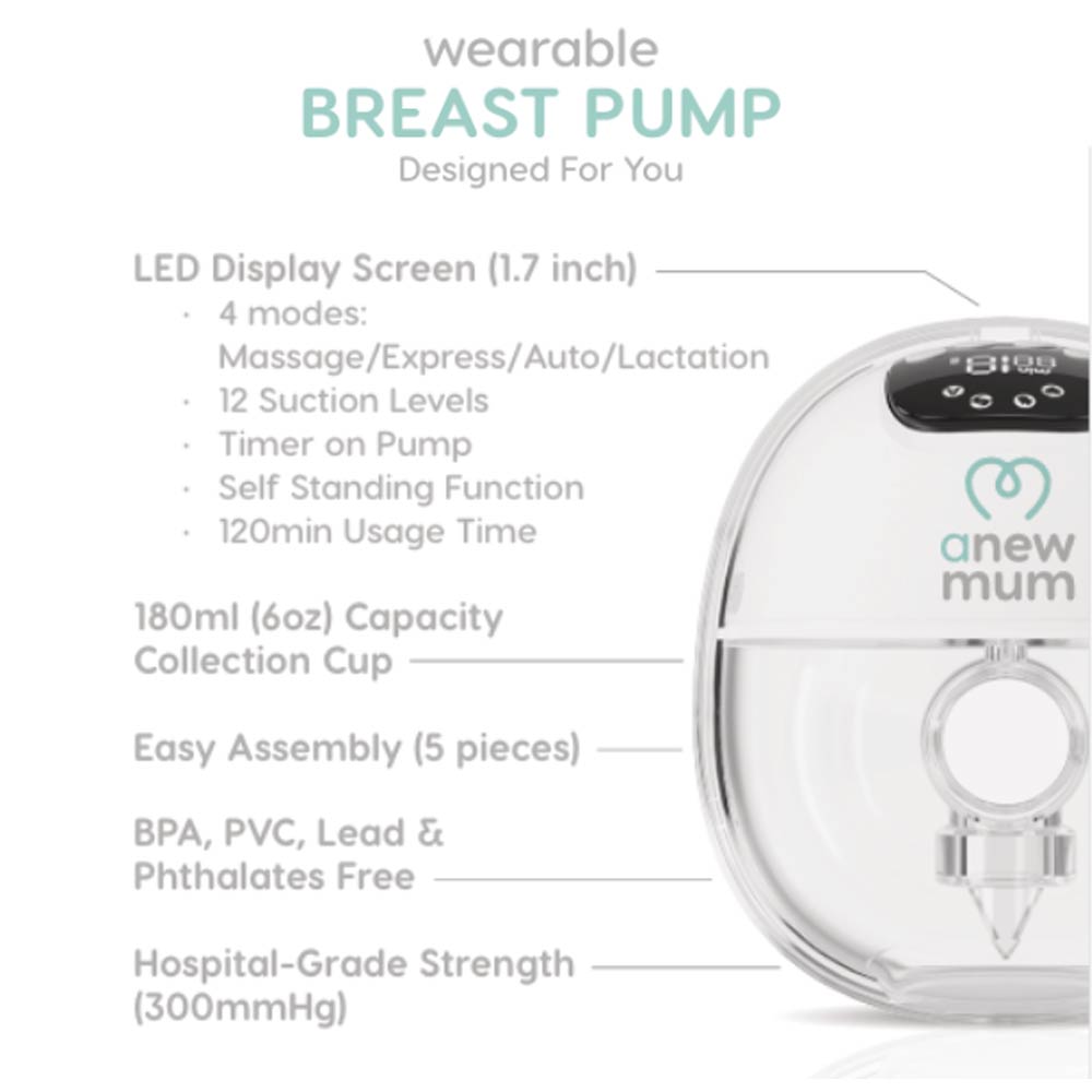 Anewmum Liberty Pro Wearable Breast Pumps Duo