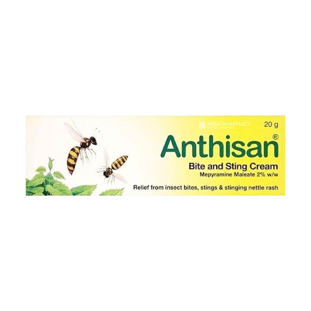 Anthisan Cream For Insect Bites Stings & Nettle Rash 25g