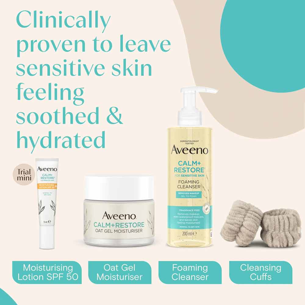 Aveeno Calm & Restore Face Starter Kit