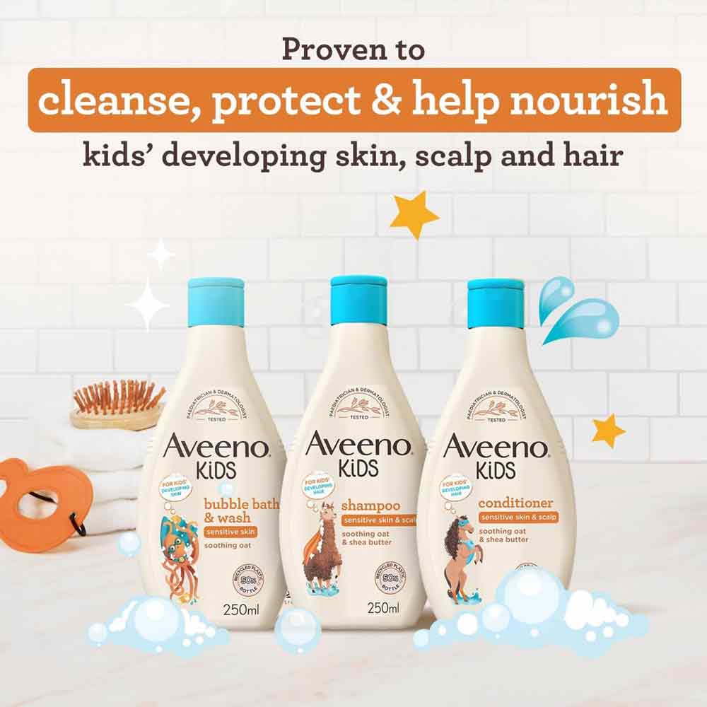 Aveeno Kids Bubble Bath & Wash 400ml