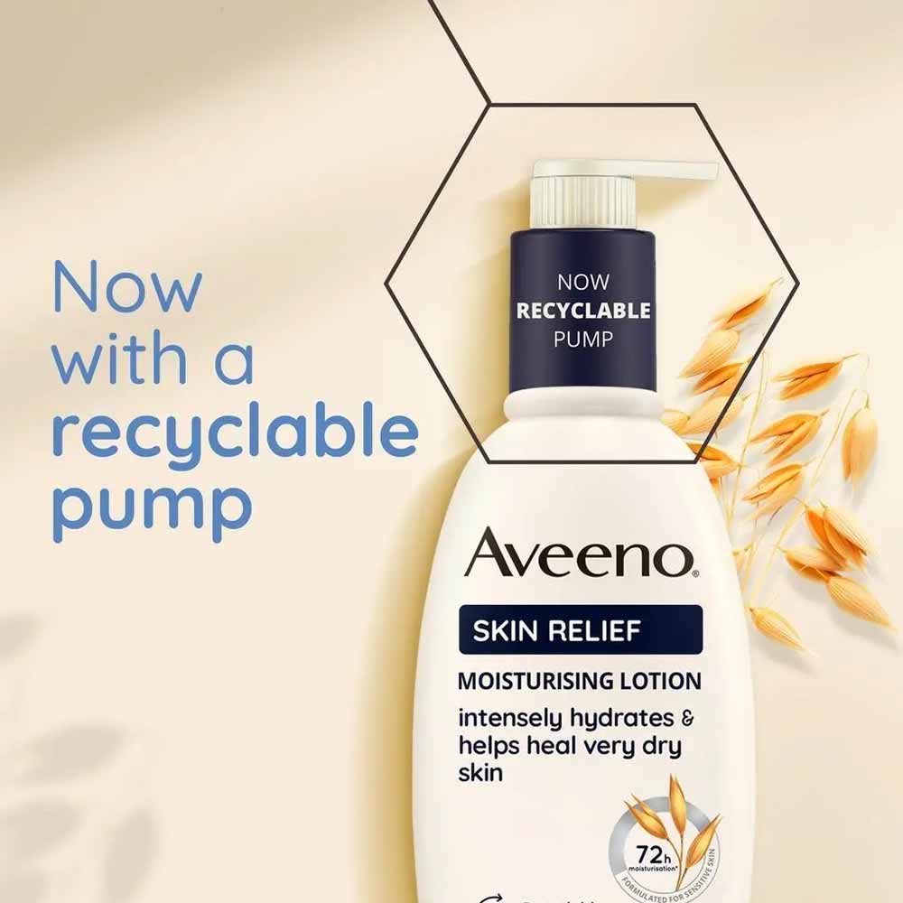 Aveeno Skin Relief Shea Butter Moisturising Lotion Pump 500ml