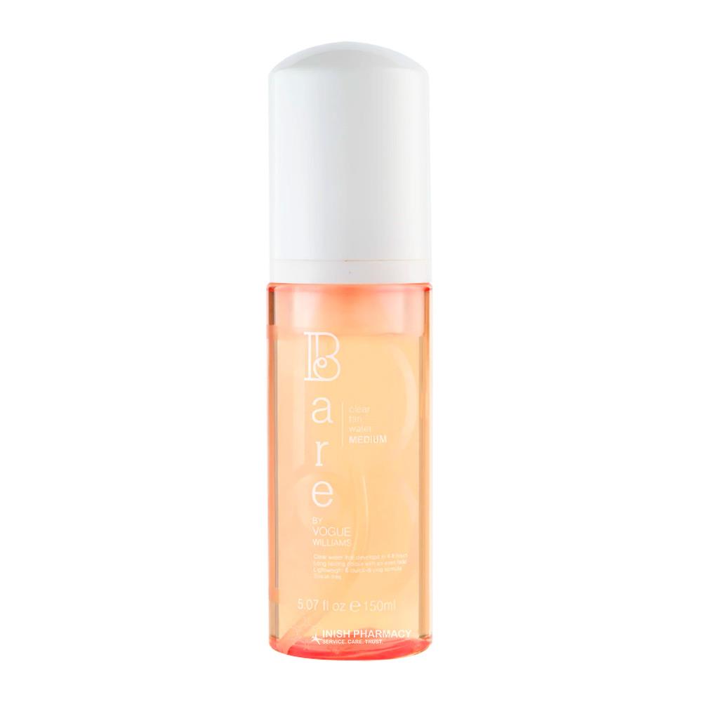 Bare By Vogue Clear Tan Water Medium 150ml