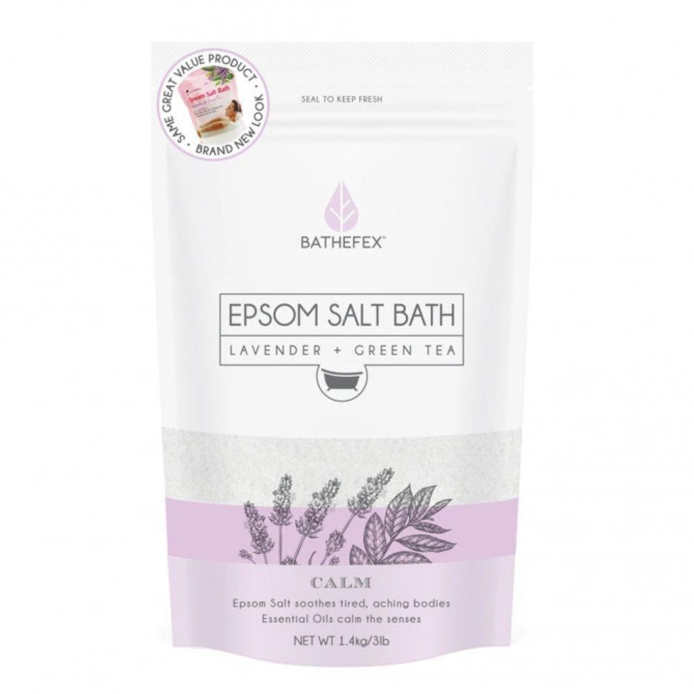 Bathefex Epsom Salt Bath Lavender & Green Tea 1.4kg