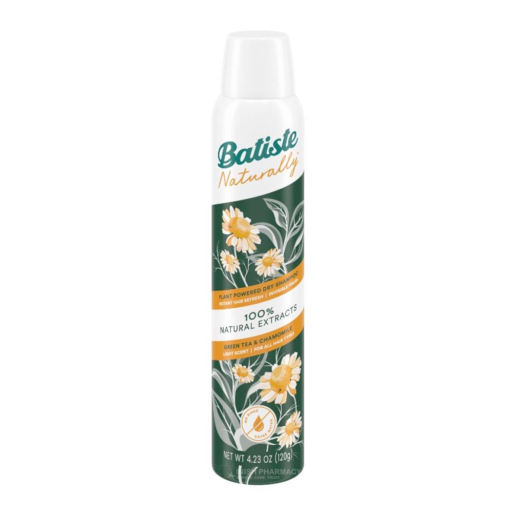 Batiste Naturally Dry Shampoo Green Tea & Chamomile 200ml