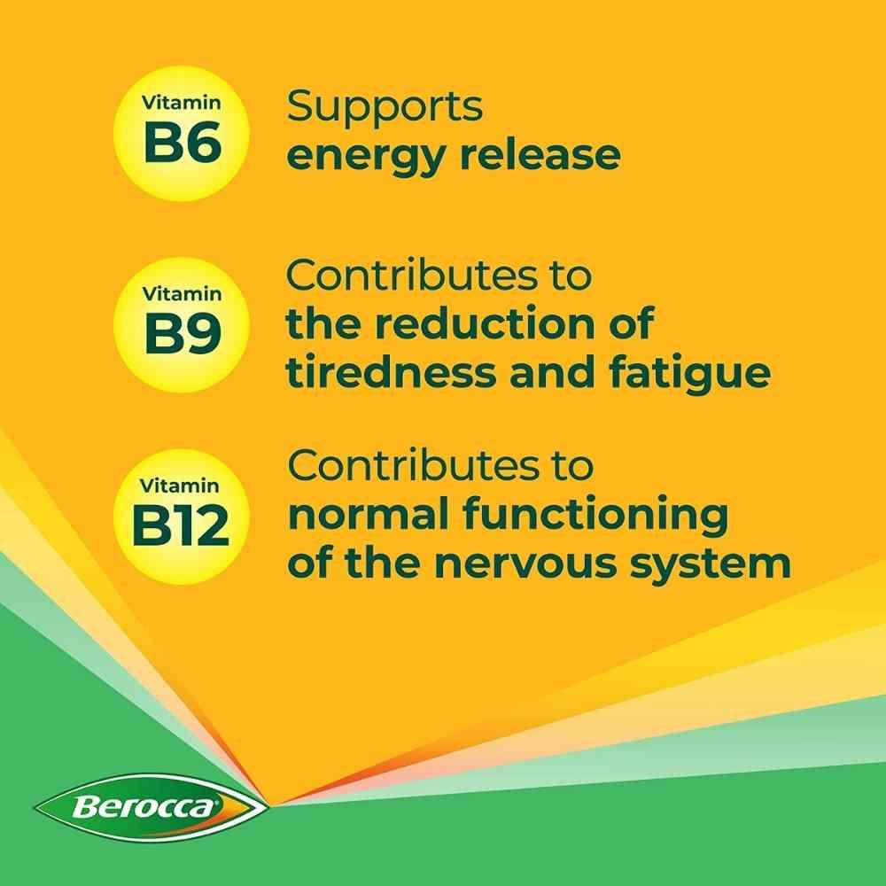 Berocca Immuno Sugar-Free Orange Effervescent Tablets 15 Pack