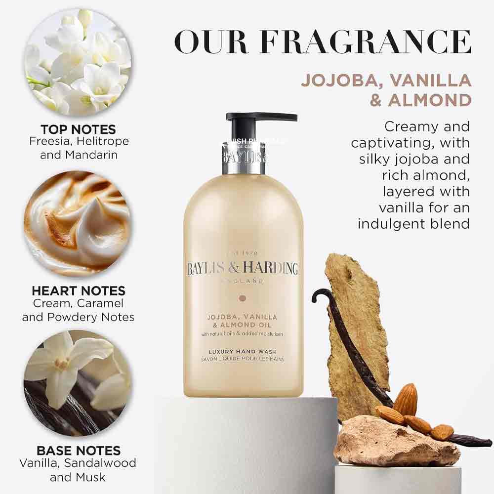 Baylis & Harding Jojoba Vanilla & Almond Oil Hand Wash 500ml