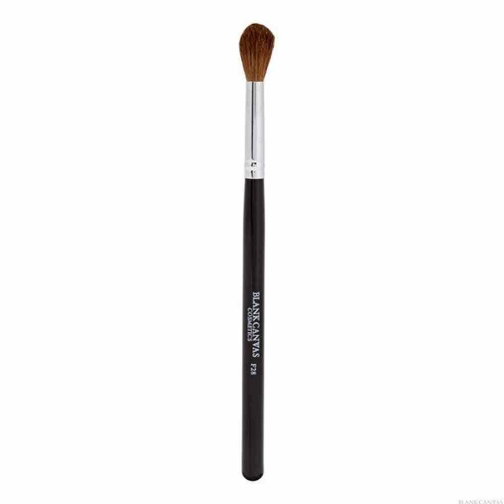 Blank Canvas E20 Black & Silver Oval Crease Blender Brush