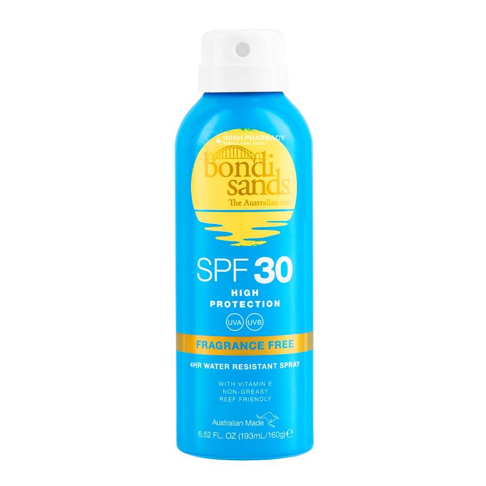Bondi Sands Fragrance Free Aerosol Mist Spray SPF 30 150ml