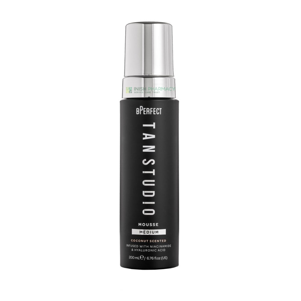 Bperfect Tan Studio Tanning Mousse Medium Coconut Scented 200ml