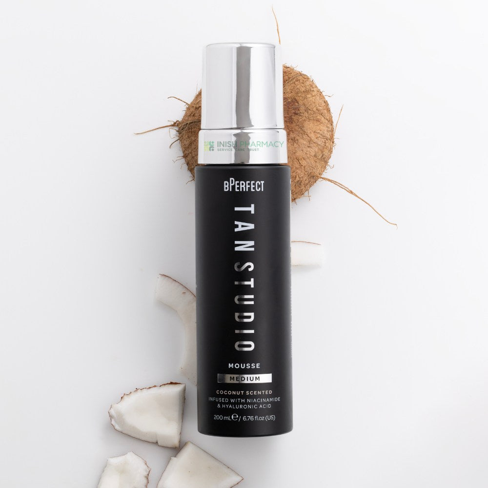 Bperfect Tan Studio Tanning Mousse Medium Coconut Scented 200ml