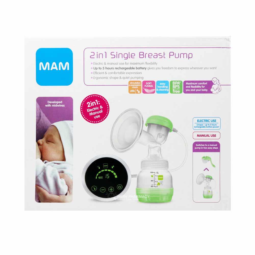 MAM 2in1 Electric Breast Pump – for comfortable, efficient breast milk expression