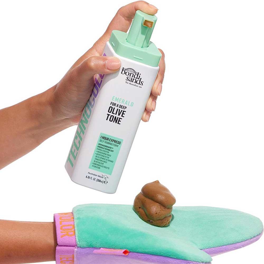 Bondi Sands Technocolor 1 Hour Express Self Tanning Foam Emerald 200ml