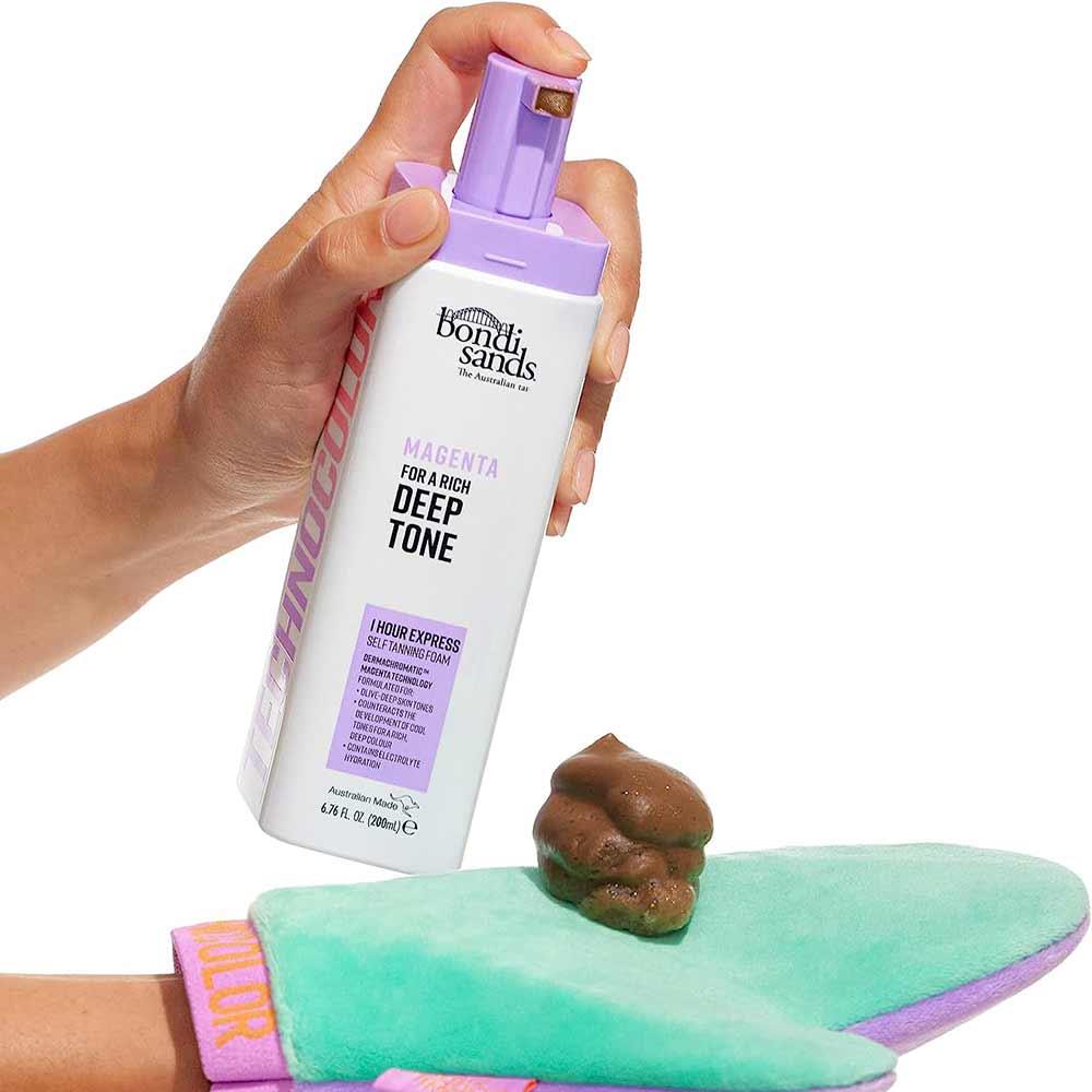 Bondi Sands Technocolor 1 Hour Express Self Tanning Foam Magenta 200ml