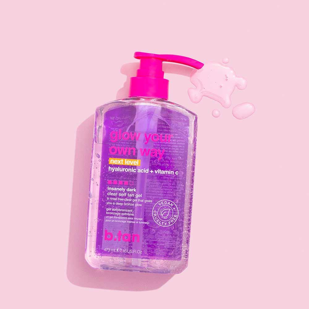 B.Tan Glow Your Own Way Next Level - Self Tan Gel 473ml