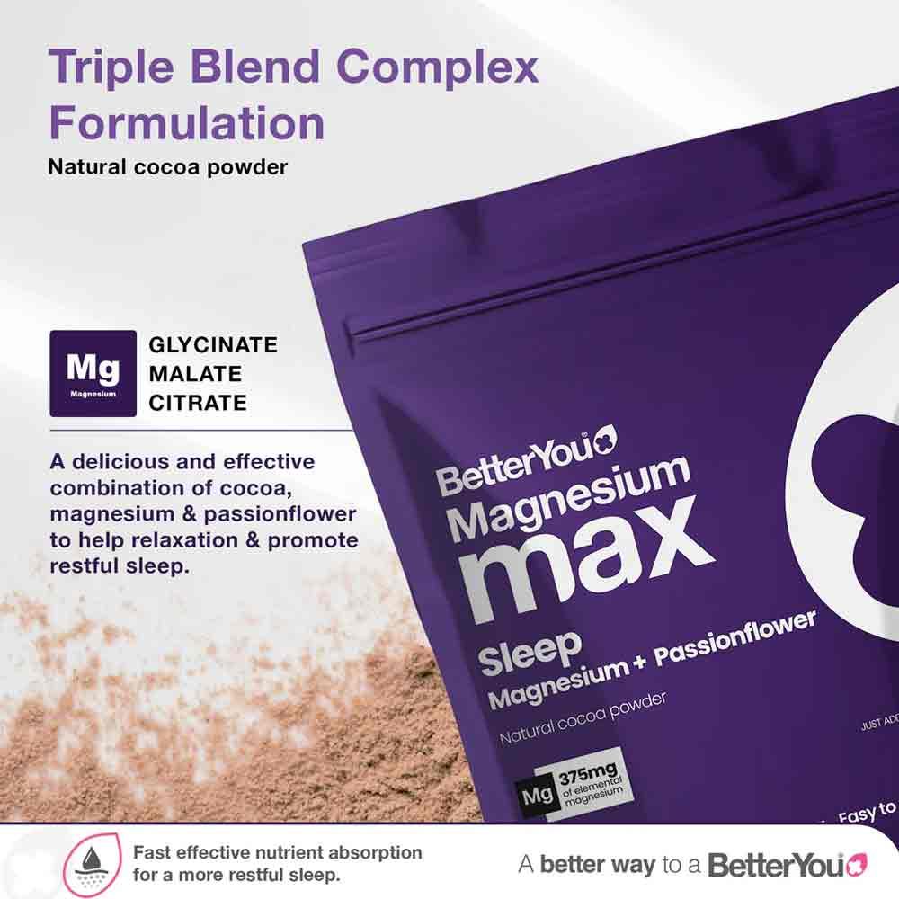 BetterYou Magnesium Max Sleep Powder 160g