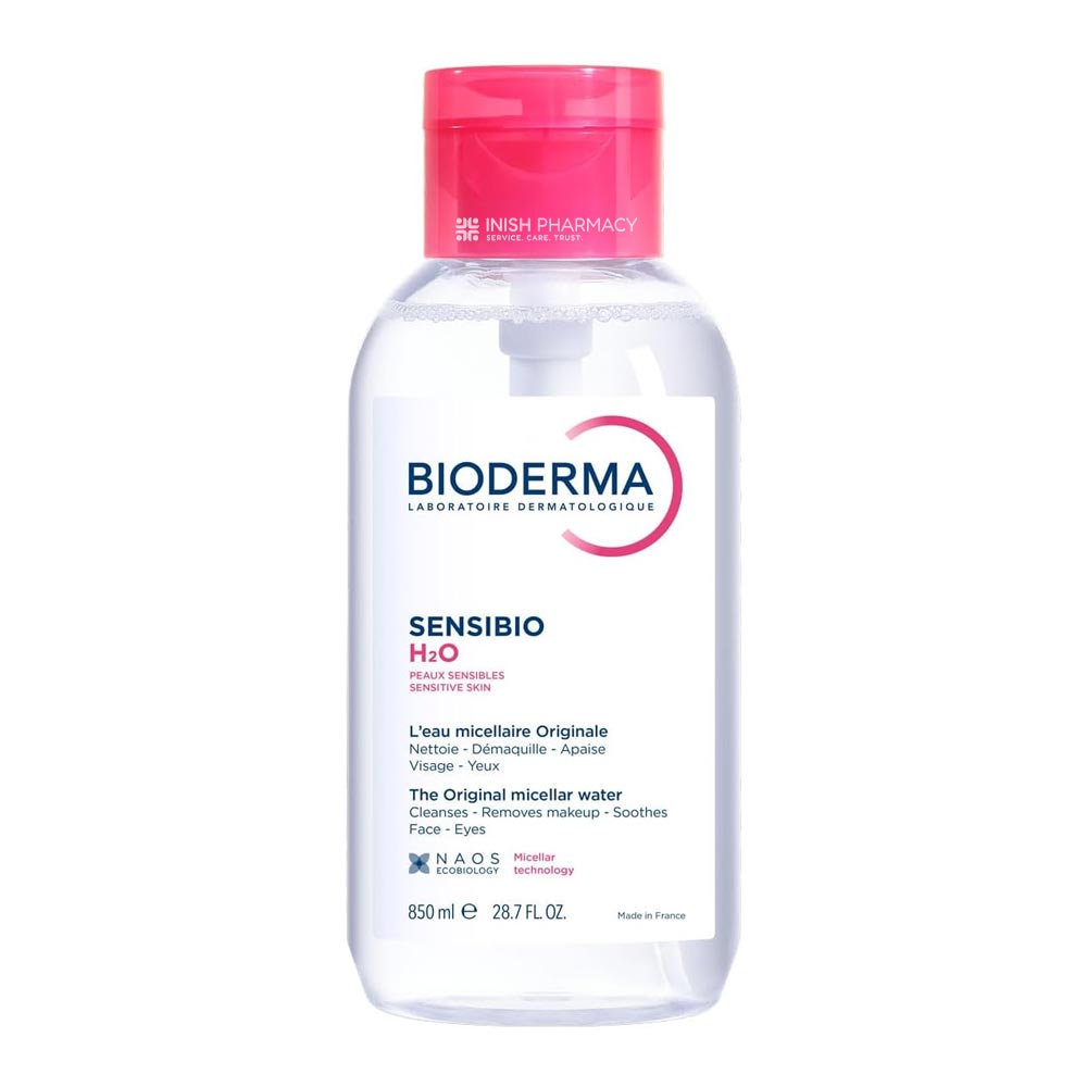 Bioderma Sensibio H2O MakeUp Removing Micelle Solution Reversed Pump 850ml