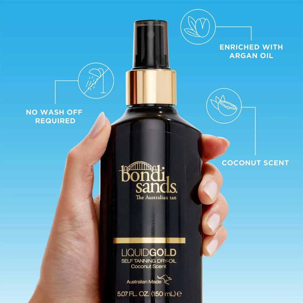 Bondi Sands Liquid Gold Self Tanning Dry Oil Coconut Scent 150ml