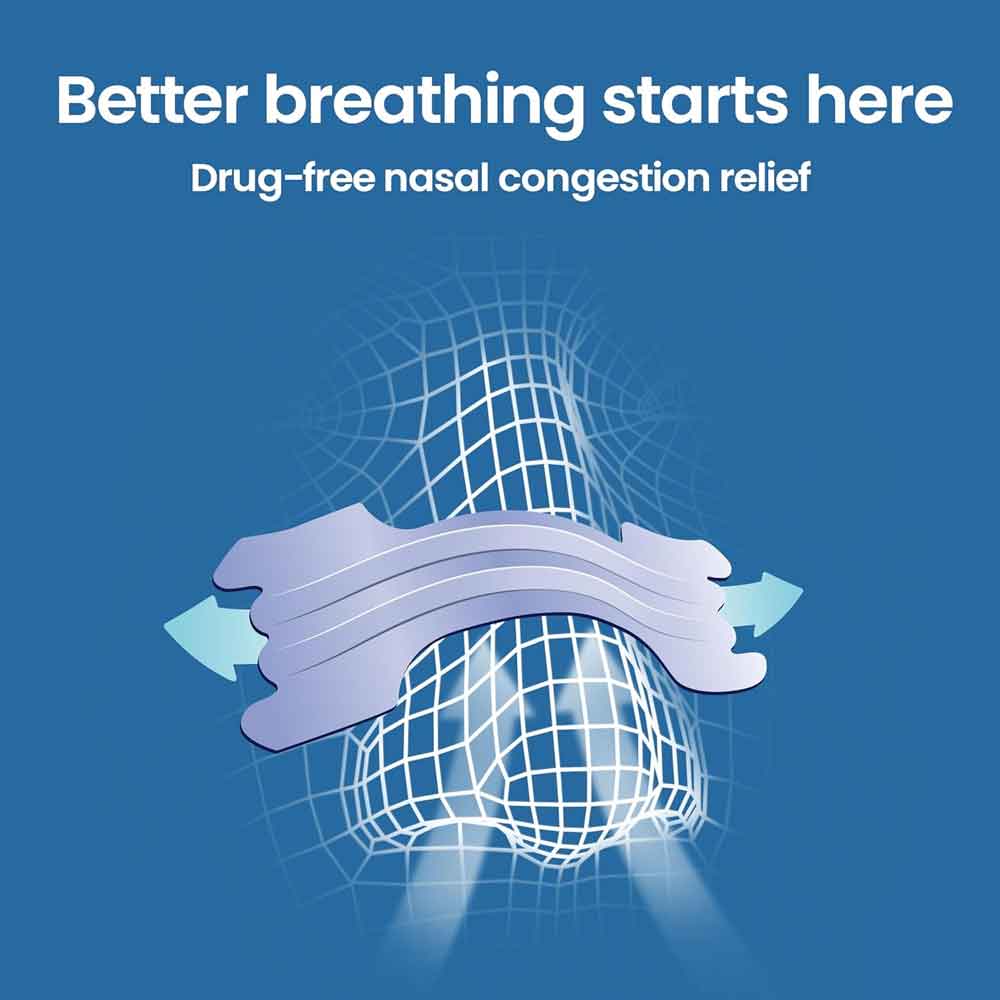 Breathe Right Clear Nasal Strips Small/Medium 10 Pack