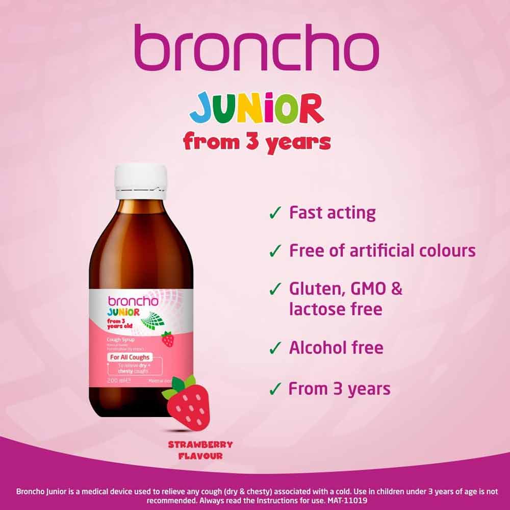 Broncho Stop Junior Cough Syrup 200ml