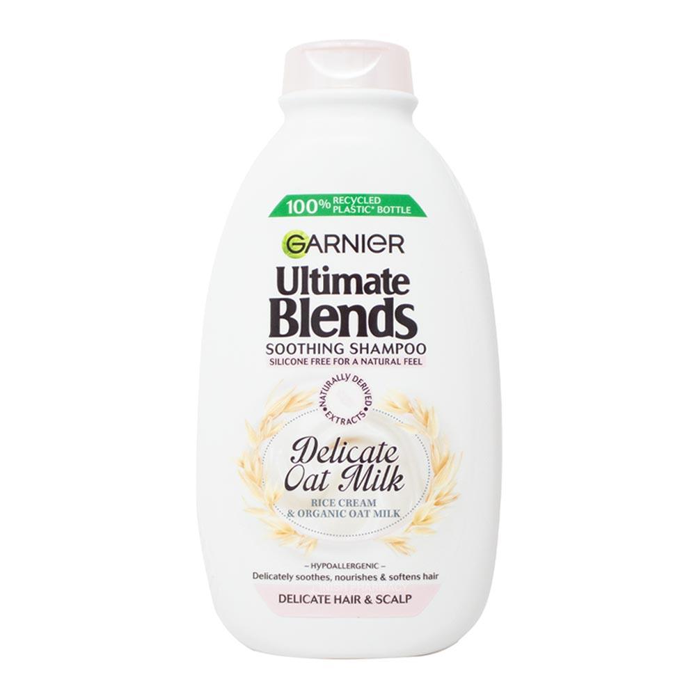 Garnier Ultimate Blends Delicate Oat Shampoo 400ml – gently cleanses and nourishes all hair types