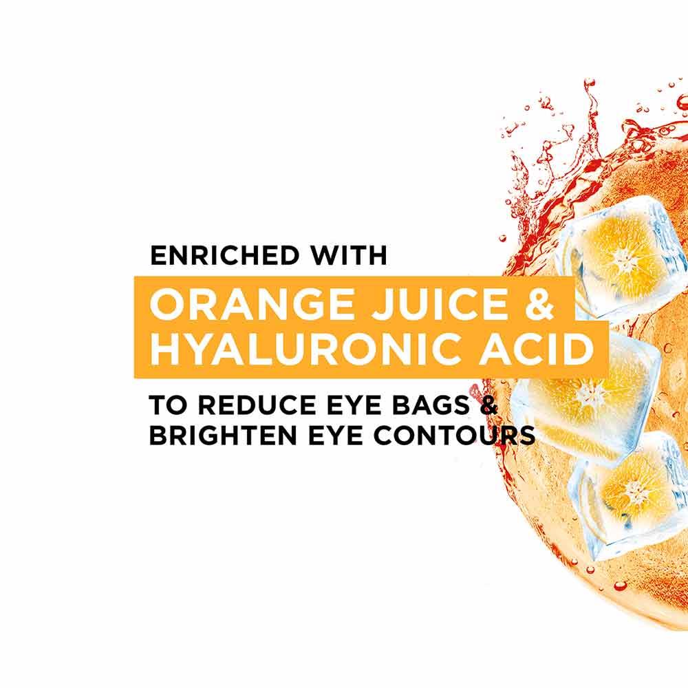 Garnier Skin Active Moisture Bomb Eye Sheet Mask Hyaluronic Acid & Orange