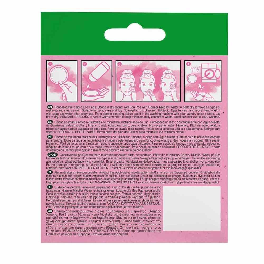 Garnier SkinActive Micellar Reusable Eco Pads 3 Pack