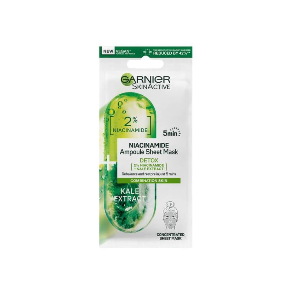 Garnier Skin Active Niacinamide Ampoule Sheet Mask - Detox